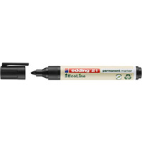 Marker permanentny e-21 EDDING ecoline, 1,5-3mm, czarny
