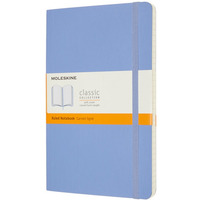 Notes MOLESKINE Classic L (13x21 cm) w linie, mi�kka oprawa, hydrangea blue, 192 strony, niebieski