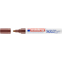 Marker olejowy po�yskuj�cy e-750 EDDING, 2-4 mm, br�zowy