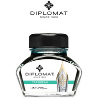 Atrament do pir wiecznych DIPLOMAT, w kaamarzu, 30 ml, karaibski turkus