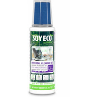 Zestaw 2w1 do czyszczenia ekranw SOYECO, Eco, rodek czyszczcy 100 ml + mikrofibra 20x20