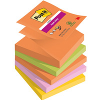 Karteczki samoprzylepne Post-it? Super Sticky Z-Notes, BOOST, 76x76mm, 5x90 kart