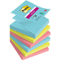 Karteczki samoprzylepne Post-it? Super Sticky Z-Notes, COSMIC, 76x76mm, 6x90 kart.