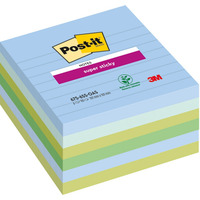 Karteczki samoprzylepne Post-it? Super Sticky XL, OASIS, w lini, 101x101mm, 6x90 kart