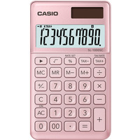 Kalkulator kieszonkowy CASIO SL-1000SC-PK-B, 10-cyfrowy, 71x120mm, kartonik, rowy