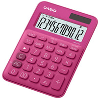 Kalkulator biurowy CASIO MS-20UC-RD-B, 12-cyfrowy, 105x149, 5mm, kartonik, czerwony