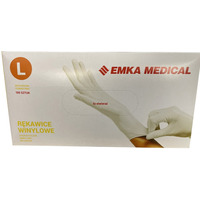 Rkawice winylowe MEDICAL, 100 szt., L