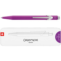 Dugopis CARAN D'ACHE 849 Colormat-X, M, w pudeku, fioletowy
