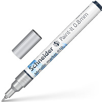 Marker metaliczny SCHNEIDER Paint-It 010, 0, 8 mm, srebrny metalik