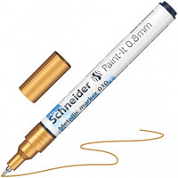Marker metaliczny SCHNEIDER Paint-It 010, 0, 8 mm, zoty metalik