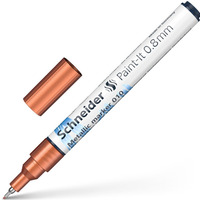 Marker metaliczny SCHNEIDER Paint-It 010, 0, 8 mm, miedziany metalik