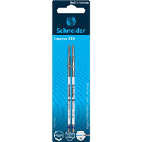 Wkad do dugopisu SCHNEIDER 775, M, 2szt., blister, niebieski