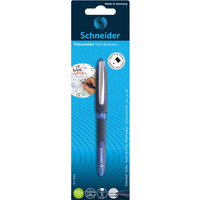 Pi�ro kulkowe SCHNEIDER One Business, blister, niebieski