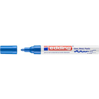 Marker olejowy po�yskuj�cy e-750 EDDING, 2-4 mm, niebieski