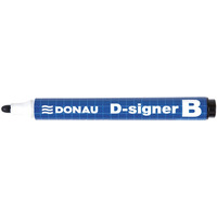 Marker do tablic DONAU D-Signer, okrgy, 2-4mm (linia), zawieszka, czarny