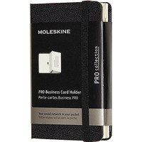 Etui na wizyt�wki MOLESKINE PRO (6, 5x10, 5cm), 2 kieszonki, czarne
