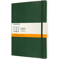 Notes MOLESKINE Classic XL (19x25cm), w linie, mi�kka oprawa, myrtle green, 192 strony, zielony