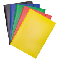 Teczka z gumk OFFICE PRODUCTS, karton, A4, 300gsm, 3-skrz., mix kolorw