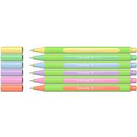Cienkopis SCHNEIDER LINE-UP PASTEL, 0, 4mm, 6 szt, pudeko z zawieszk - mix kolorw