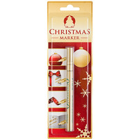 Marker olejowy ICO Christmas, M, okrgy, 1-1, 5mm, blister, zoty