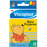 Zestaw plastrw VISCOPLAST, Kubu i Przyjaciele, 10szt., mix kolorw