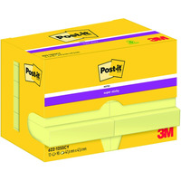 Karteczki samoprzylepne POST-IT? Super Sticky (622-12SSCY-EU), 47, 6x47, 6 mm, 12x90 kart., te