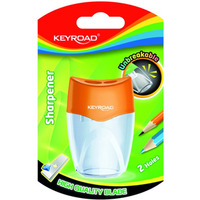Temperwka plastikowa KEYROAD, nietukca, podwjna, z pojemnikiem, blister, mix kolorw