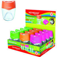 Temperwka plastikowa KEYROAD, nietukca, podwjna, z pojemnikiem, pudeko, mix kolorw