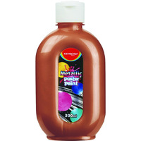 Farba plakatowa KEYROAD, metaliczna, 300ml, butelka, ta