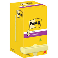 Karteczki samoprzylepne POST-IT? Super sticky Z-Notes (R330-12SS-CY), 76x76mm, 12x90 kart., te