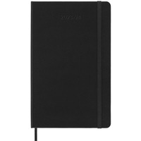 Kalendarz tygodniowy horyzontalny MOLESKINE 2023/24, 18M, L, twarda oprawa, czarny