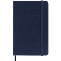 Kalendarz tygodniowy MOLESKINE 2023/24, 18M, P, twarda oprawa, sapphire blue