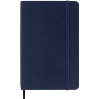 Kalendarz tygodniowy MOLESKINE 2023/24, 18M, P, mikka oprawa, sapphire blue