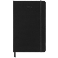 Kalendarz tygodniowy MOLESKINE 2024, 12M, L, twarda oprawa, czarny