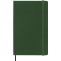 Kalendarz tygodniowy MOLESKINE 2024, 12M, L, twarda oprawa, myrtle green