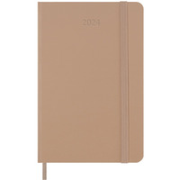 Kalendarz tygodniowy MOLESKINE 2024, 12M, P, twarda oprawa, sandy brown