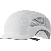 Lekka czapka ochronna HardCap Aerolite?, 2, 5cm daszek, biaa