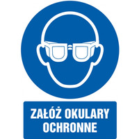 Znak TDC, Za okulary ochronne