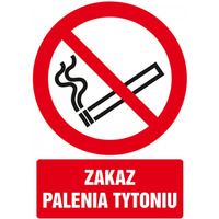 Znak TDC, Zakaz palenia tytoniu