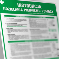 Znak TDC, Instrukcja udzielania pierwszej pomocy