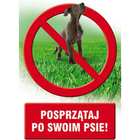 Znak TDC, Posprztaj po swoim psie