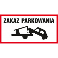 Znak TDC, Zakaz parkowania