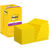 Karteczki samoprzylepne POST-IT? Super Sticky (654-S), 76x76mm, 12x90 kart., te