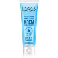 Krem do rk i paznokci DAYS COSMETICS, intesywnie nawilajcy z witamin A, E i pantenol, 125 ml