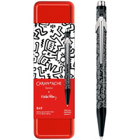 Dugopis CARAN D'ACHE 849, Keith Haring, w pudeku, czarny