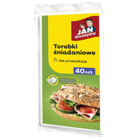 Torebki niadaniowe JAN NIEZBDNY, papierowe, 40 szt