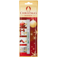 Marker olejowy ICO Christmas, M, okrgy, 1-1, 5mm, blister, srebrny
