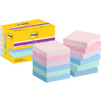 Karteczki POST-IT Super Sticky, 47,6X47,6mm, 12x90 kart., Soulful