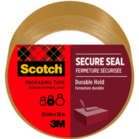 Tama pakowa SCOTCH Secure Seal, 50mm, 50m, brzowa