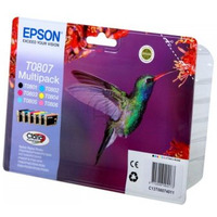 Epson Tusz Claria R265/360 T0807 6pack, 6x7, 4ml